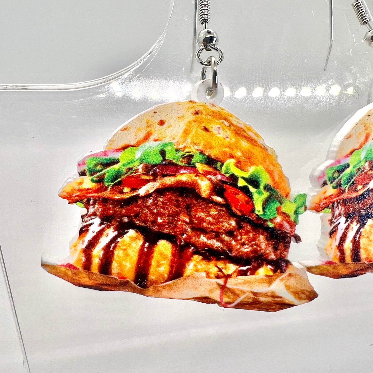 Greasy Burger Earrings
