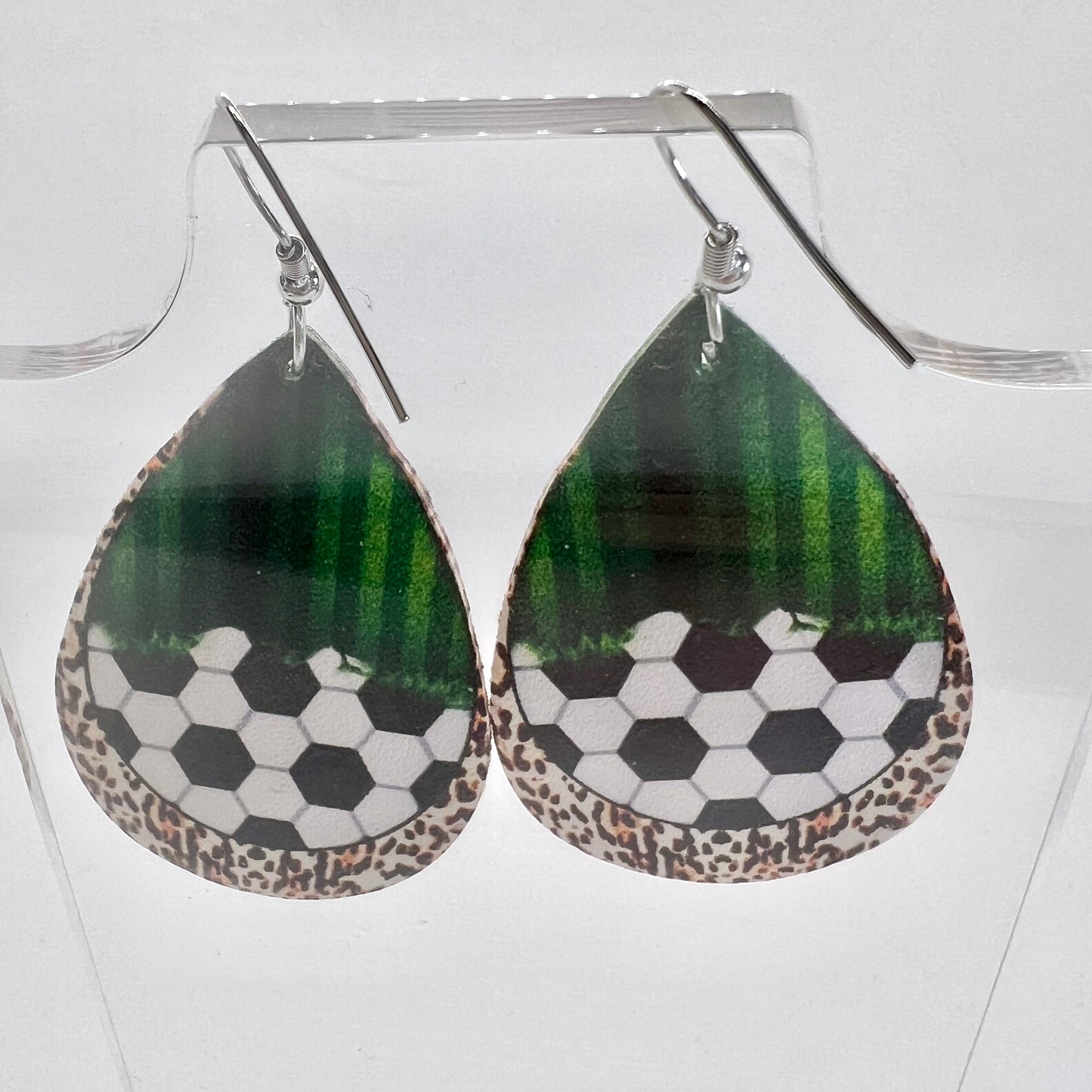 Soccer Field Earrings