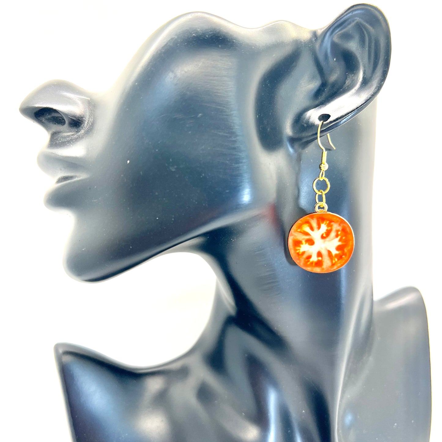 Tomato Slice Earrings