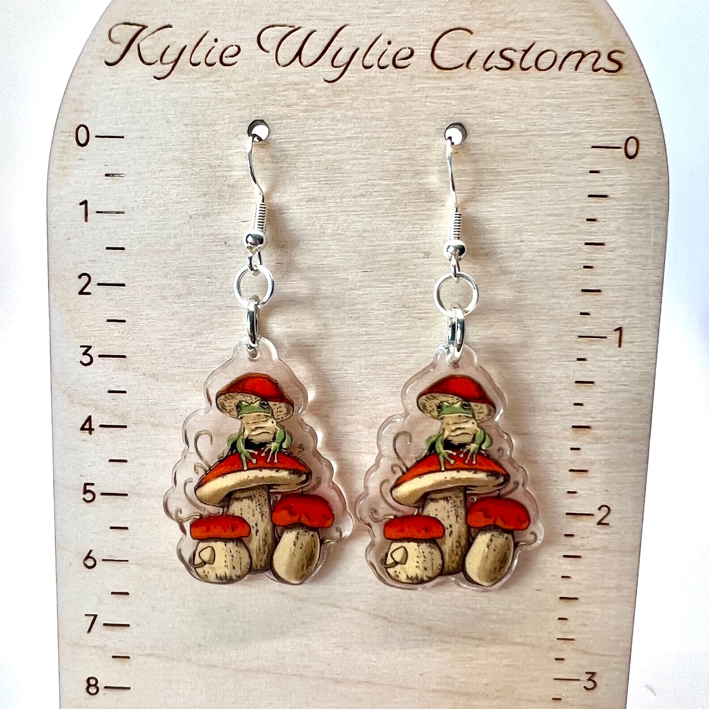 Toadstool Mushroom Earrings