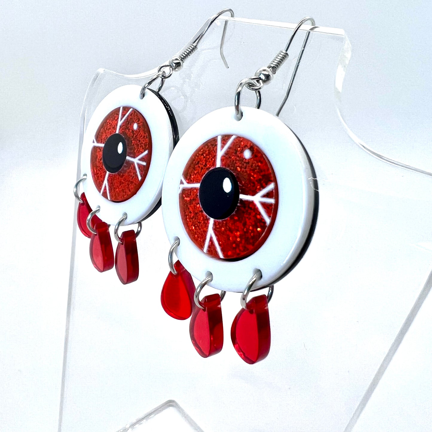 Red Eye Earrings