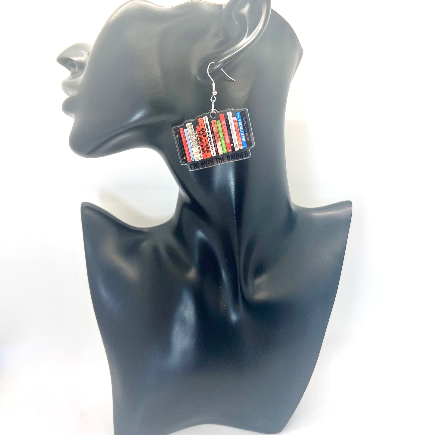 Banned Book Earrings
