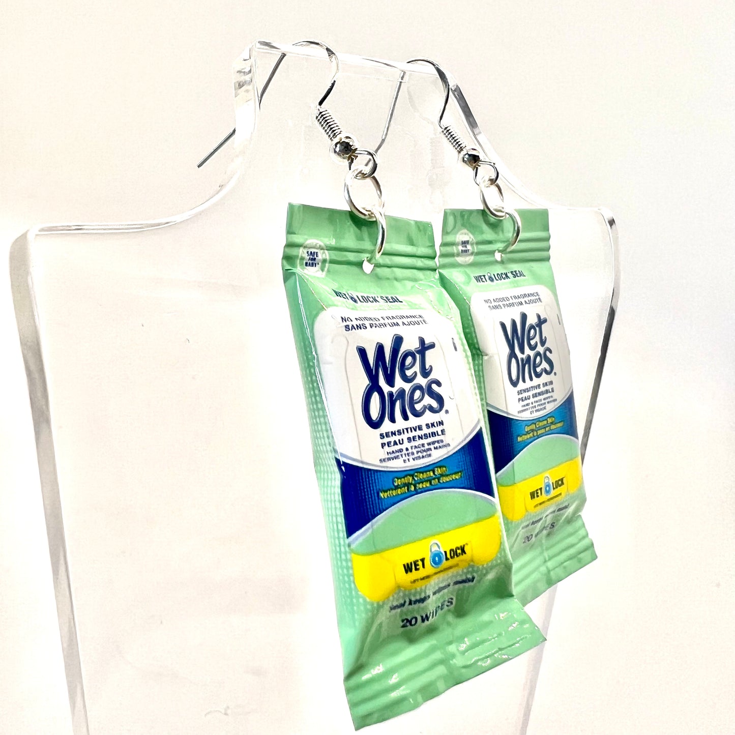 Wet Ones Wipes Earrings