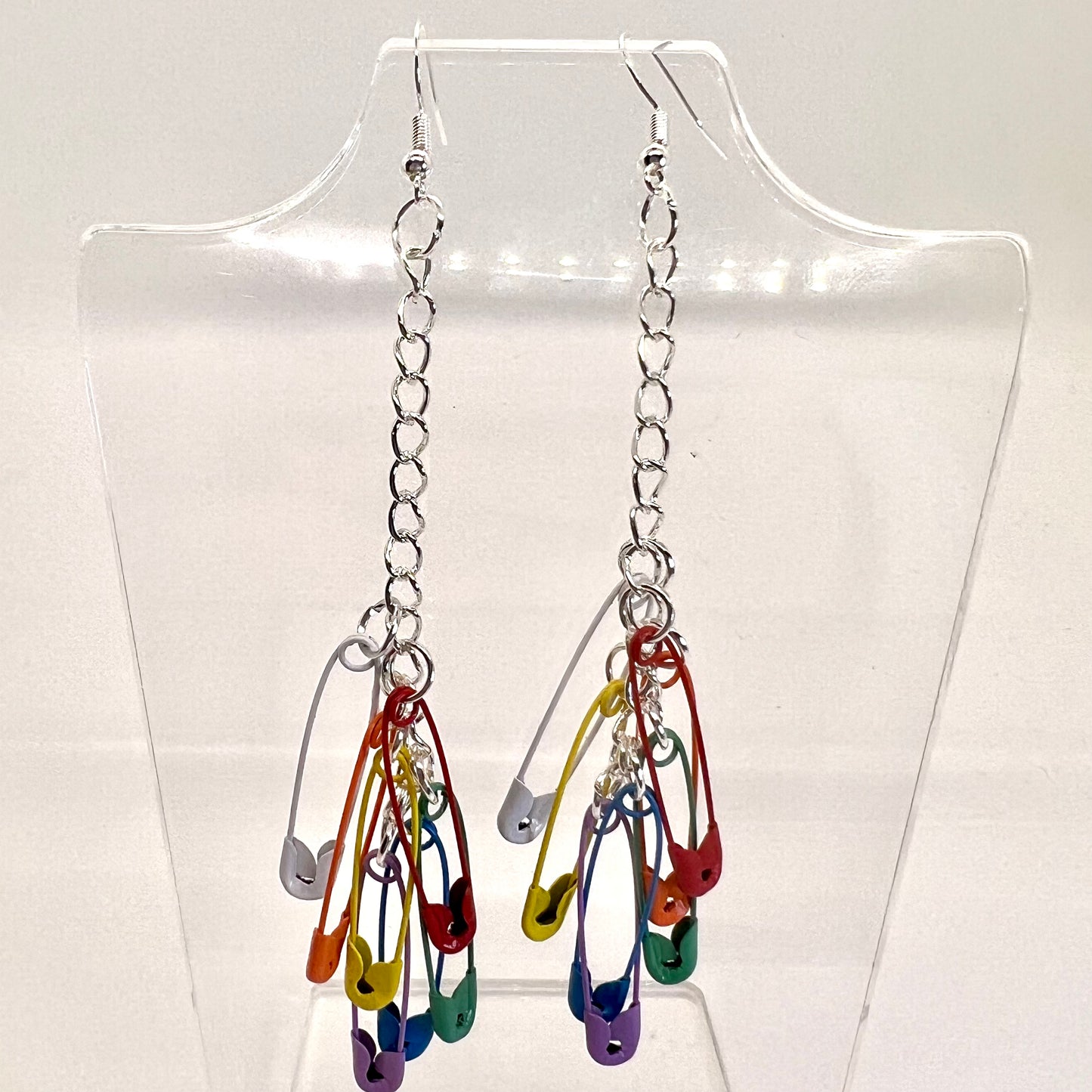 Rainbow Pin Earrings