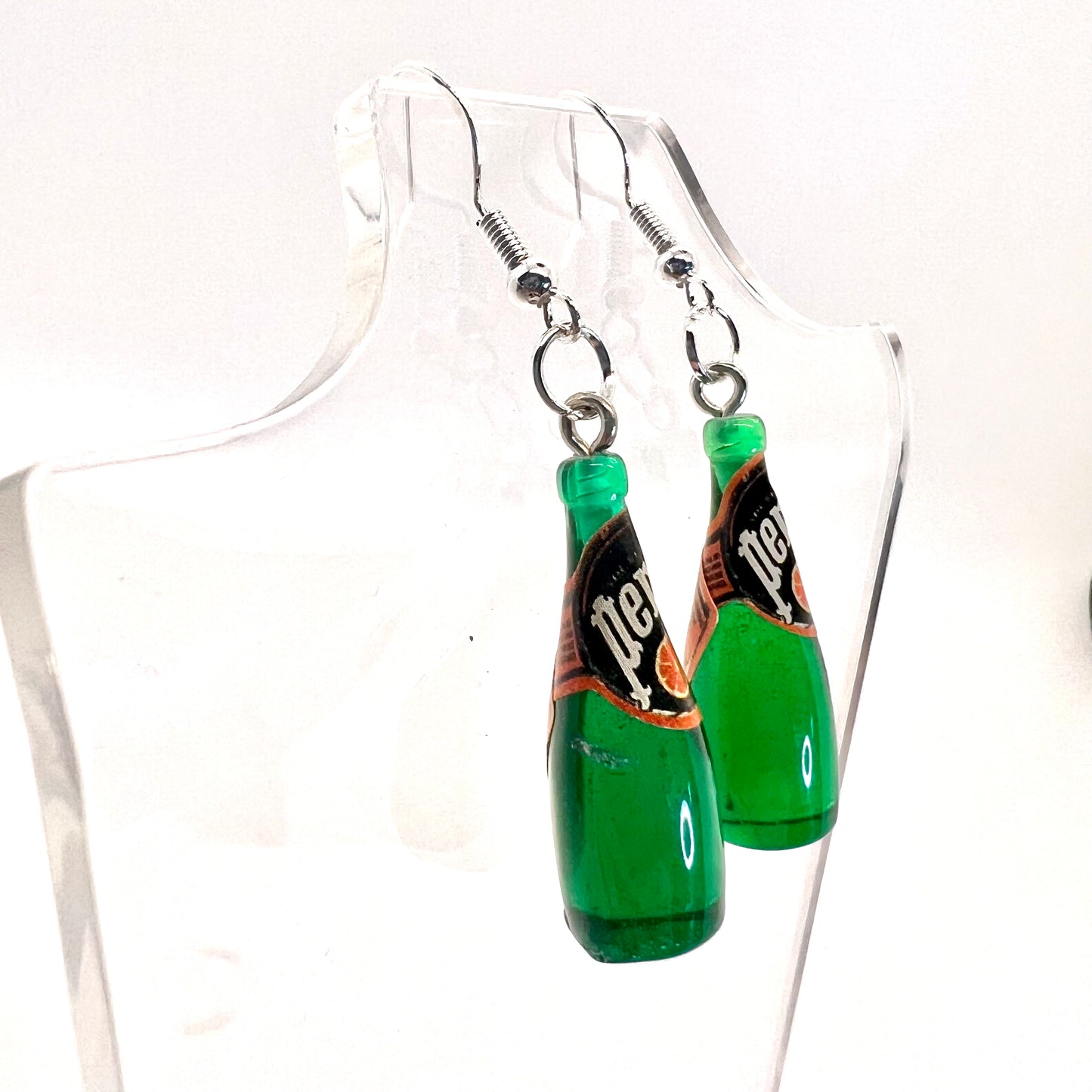 Perrier Bottle Earrings