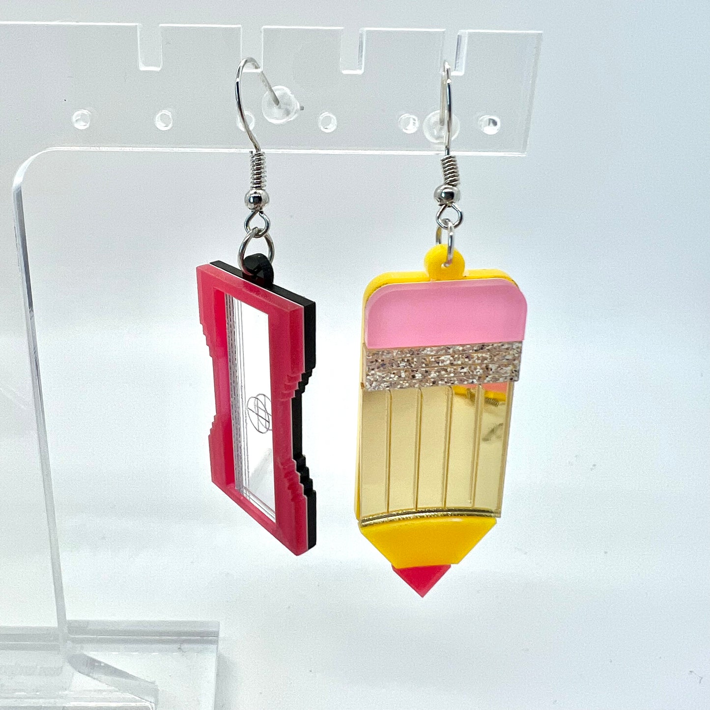 Pencil & Sharpener Earrings