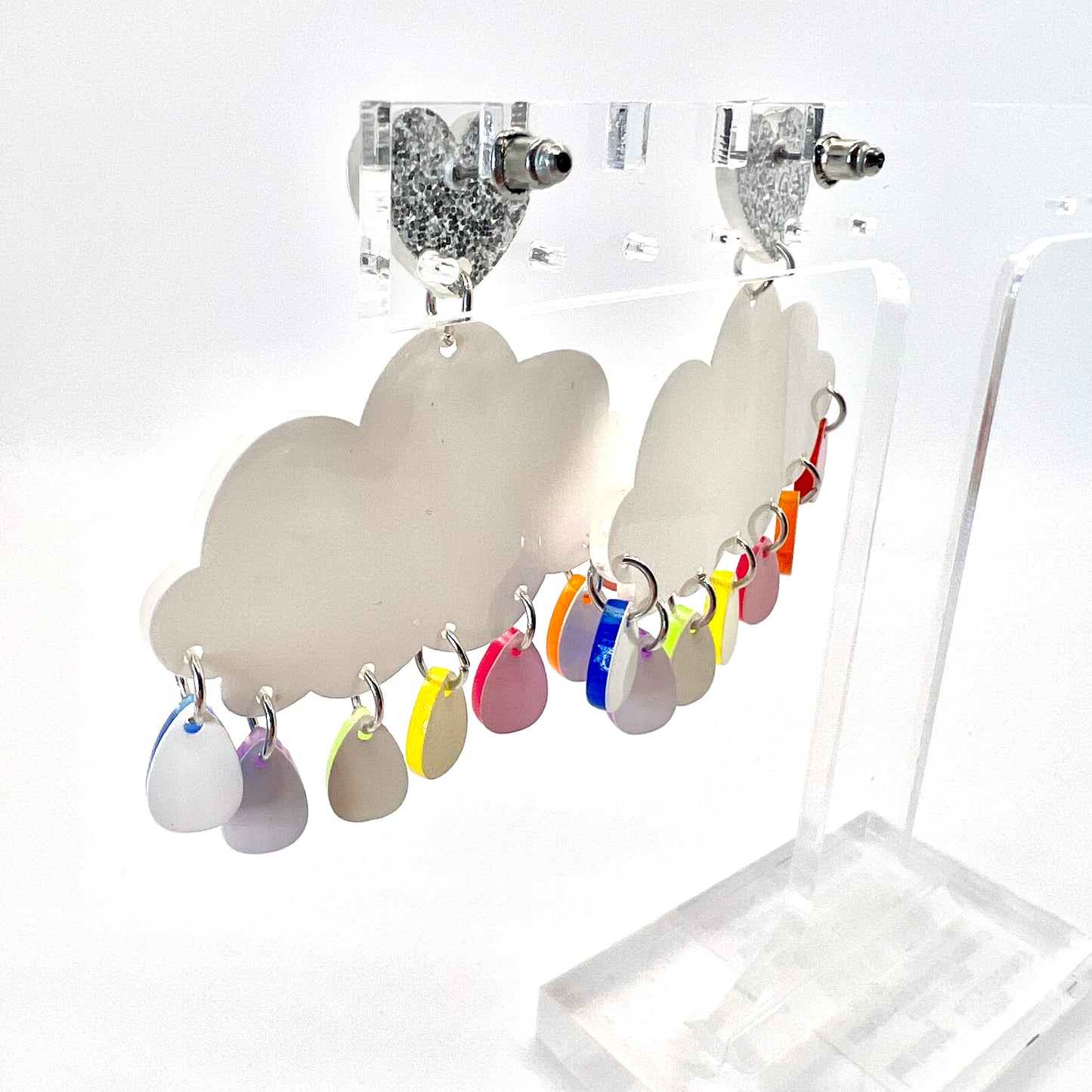 Rainbow Cloud Earrings