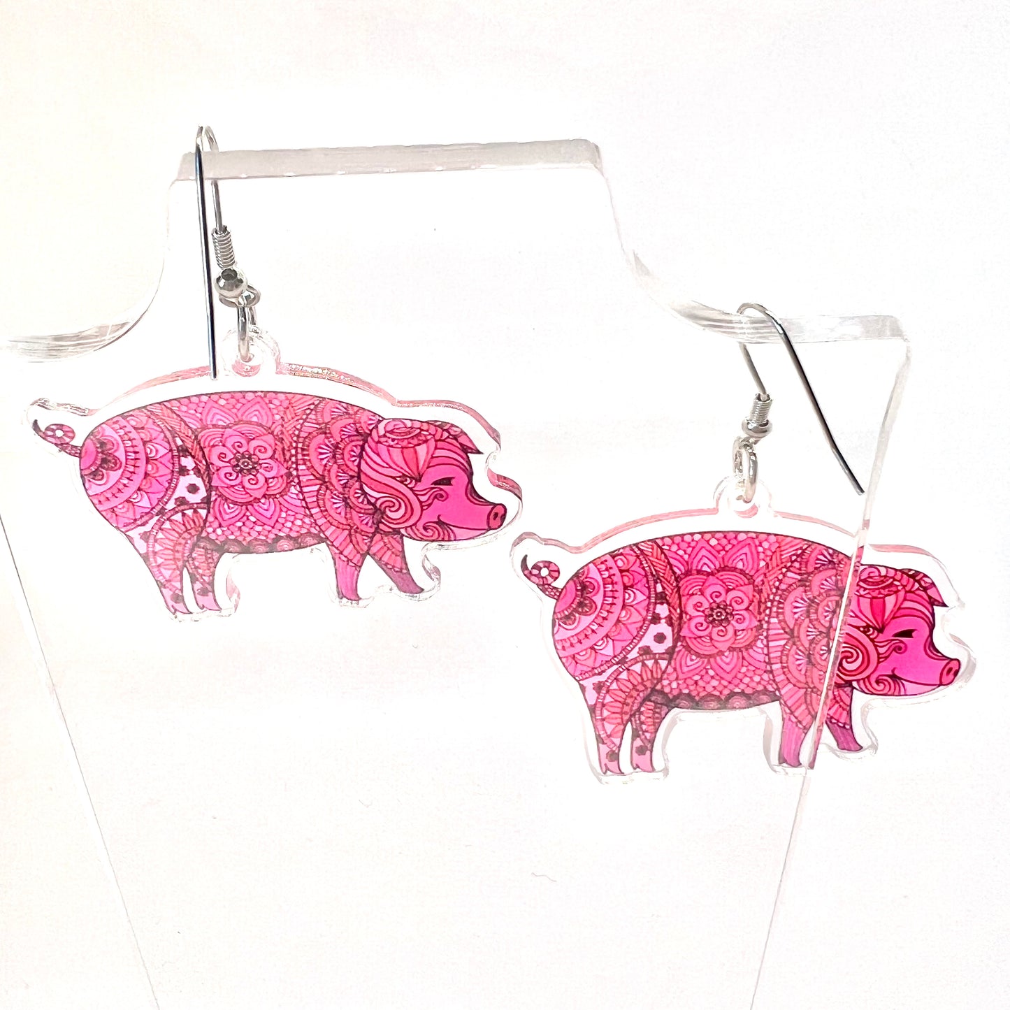 Paisley Pig Earrings
