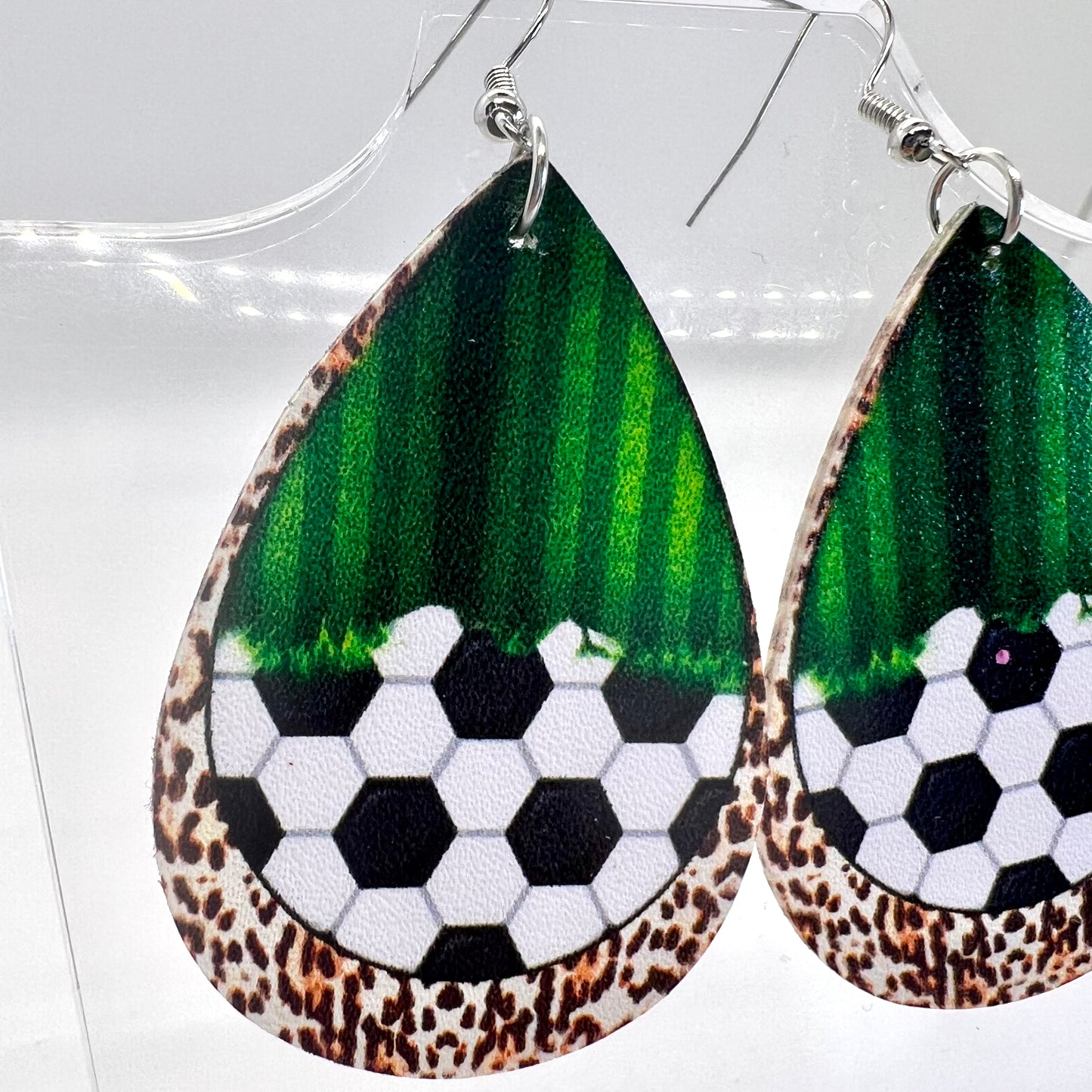 Soccer Field Earrings