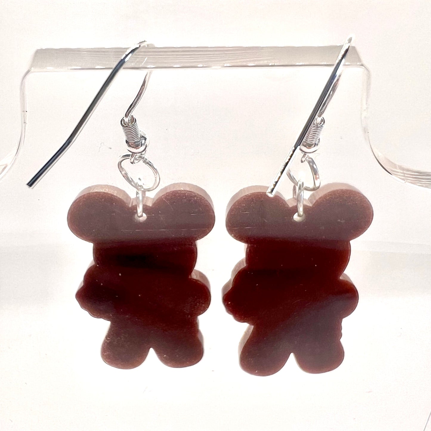 Mickey Rainbow Gingerbread Man Earrings