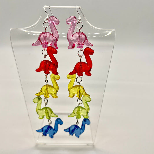 Dinosaur Chain Earrings