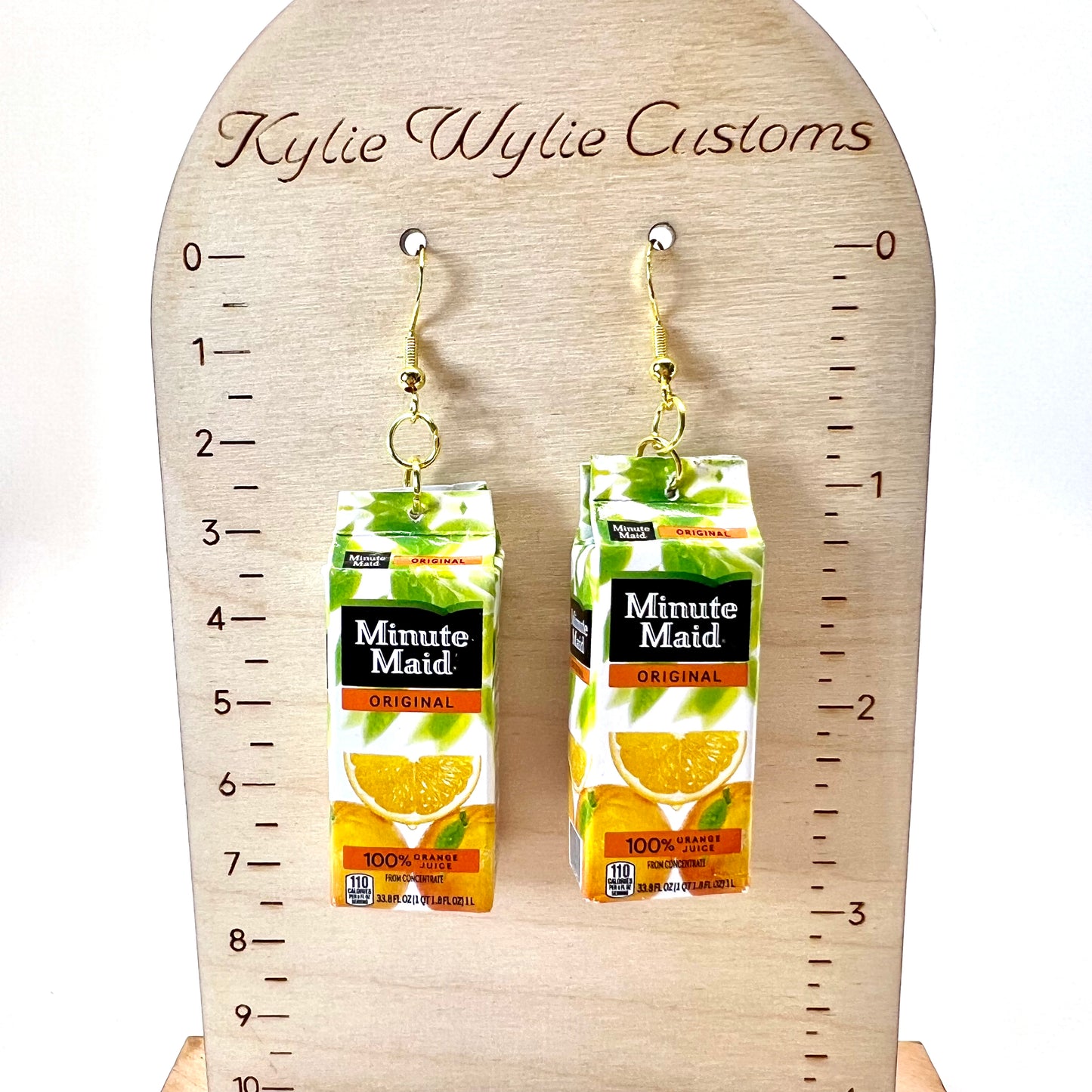 Minute Maid Orange Juice Earrings