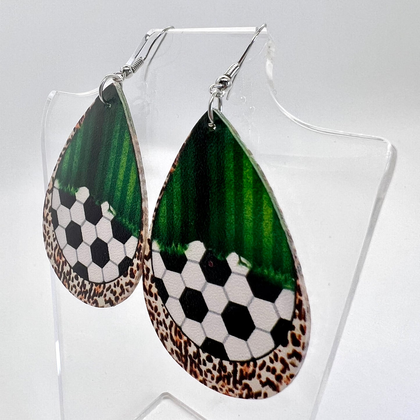 Soccer Field Earrings