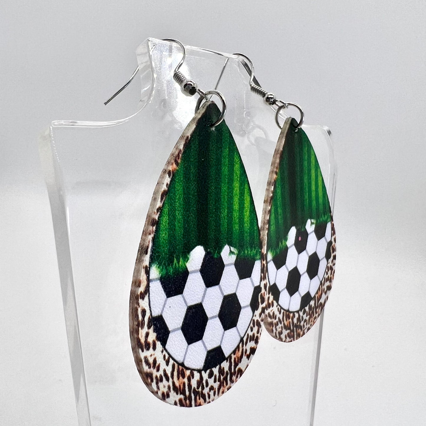 Soccer Field Earrings