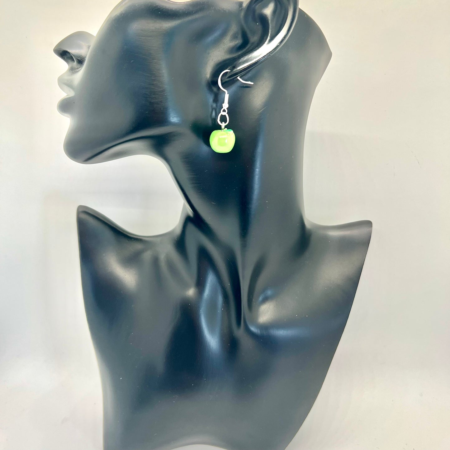 Green Apple Earrings