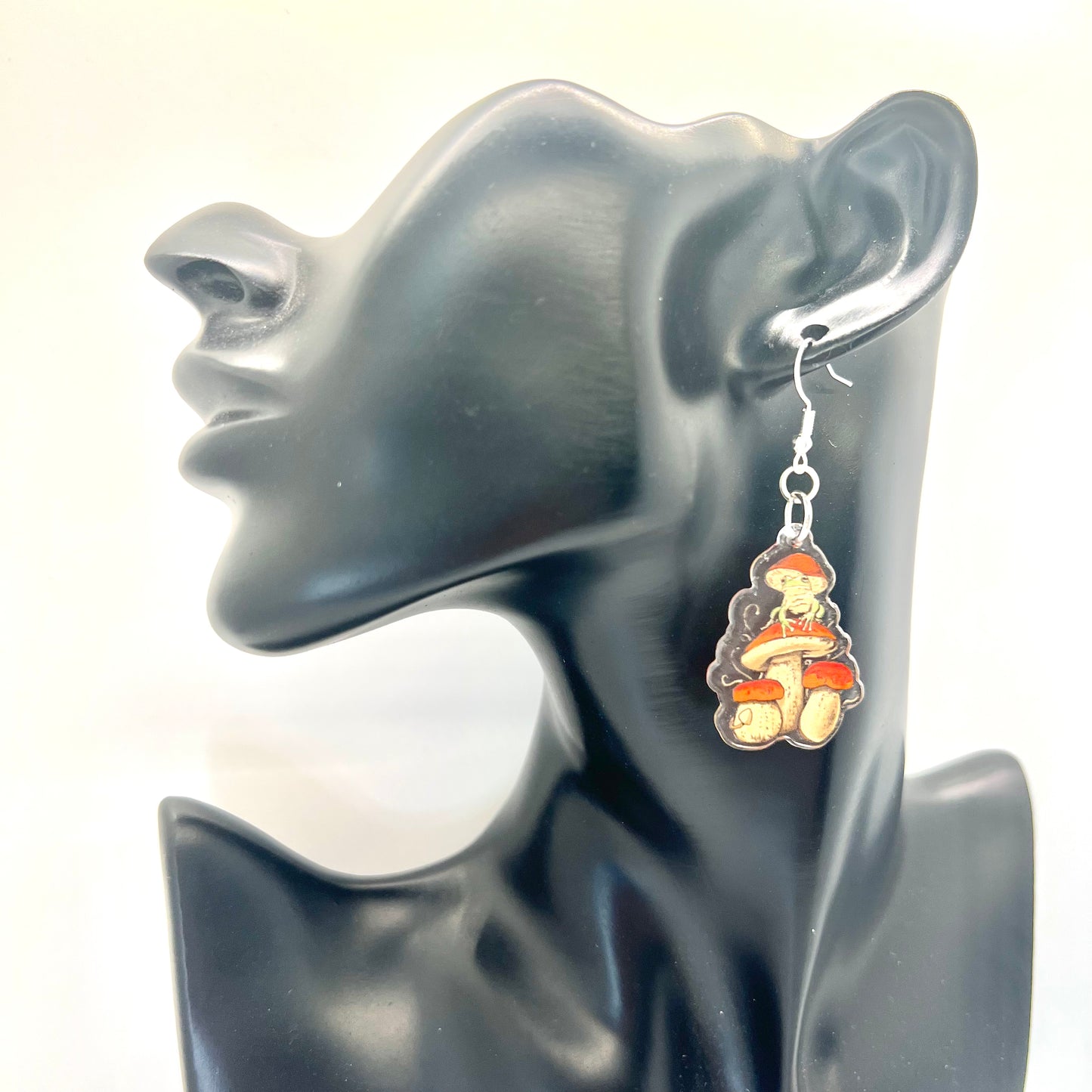 Toadstool Mushroom Earrings