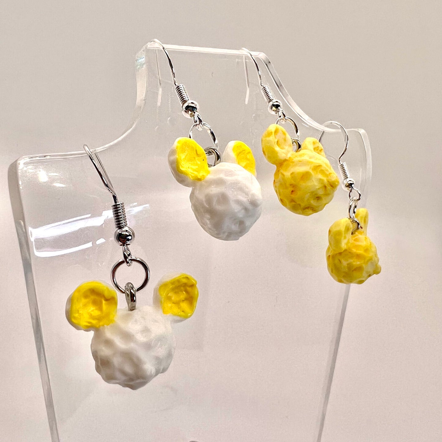 Mickey Popcorn Head Earrings