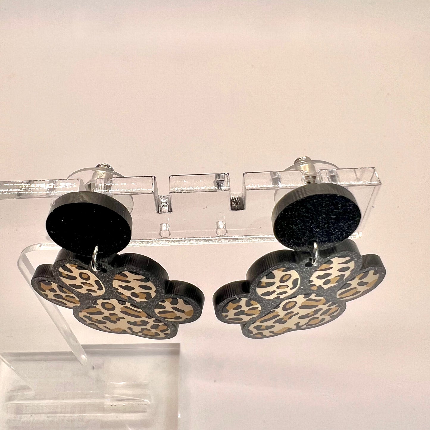 Cheetah Paw Print Earrings
