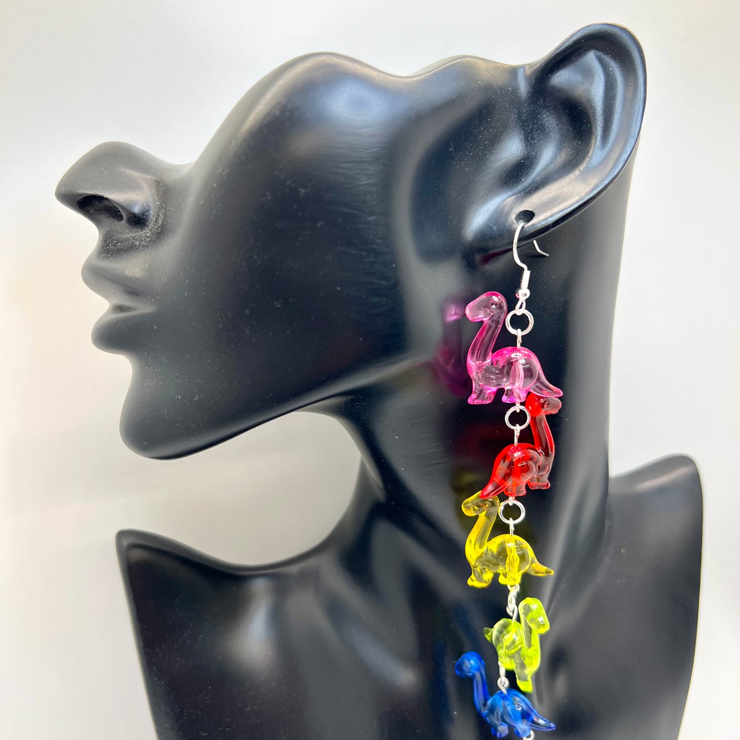 Dinosaur Chain Earrings