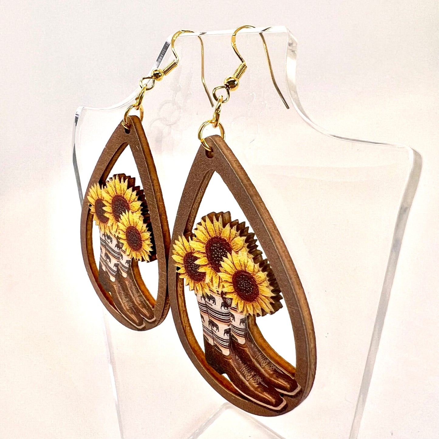 Cowgirl Boot Earrings