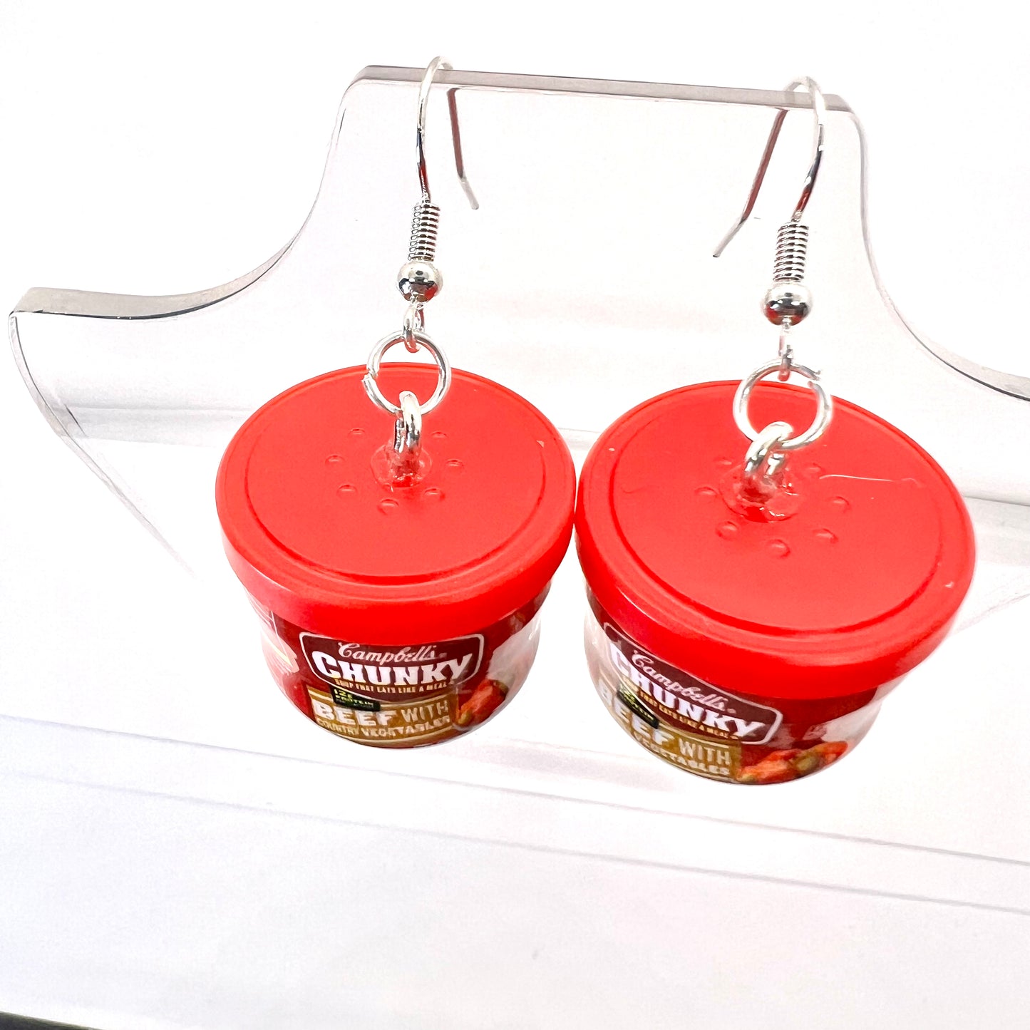 Campbells Chunky Soup Earrings