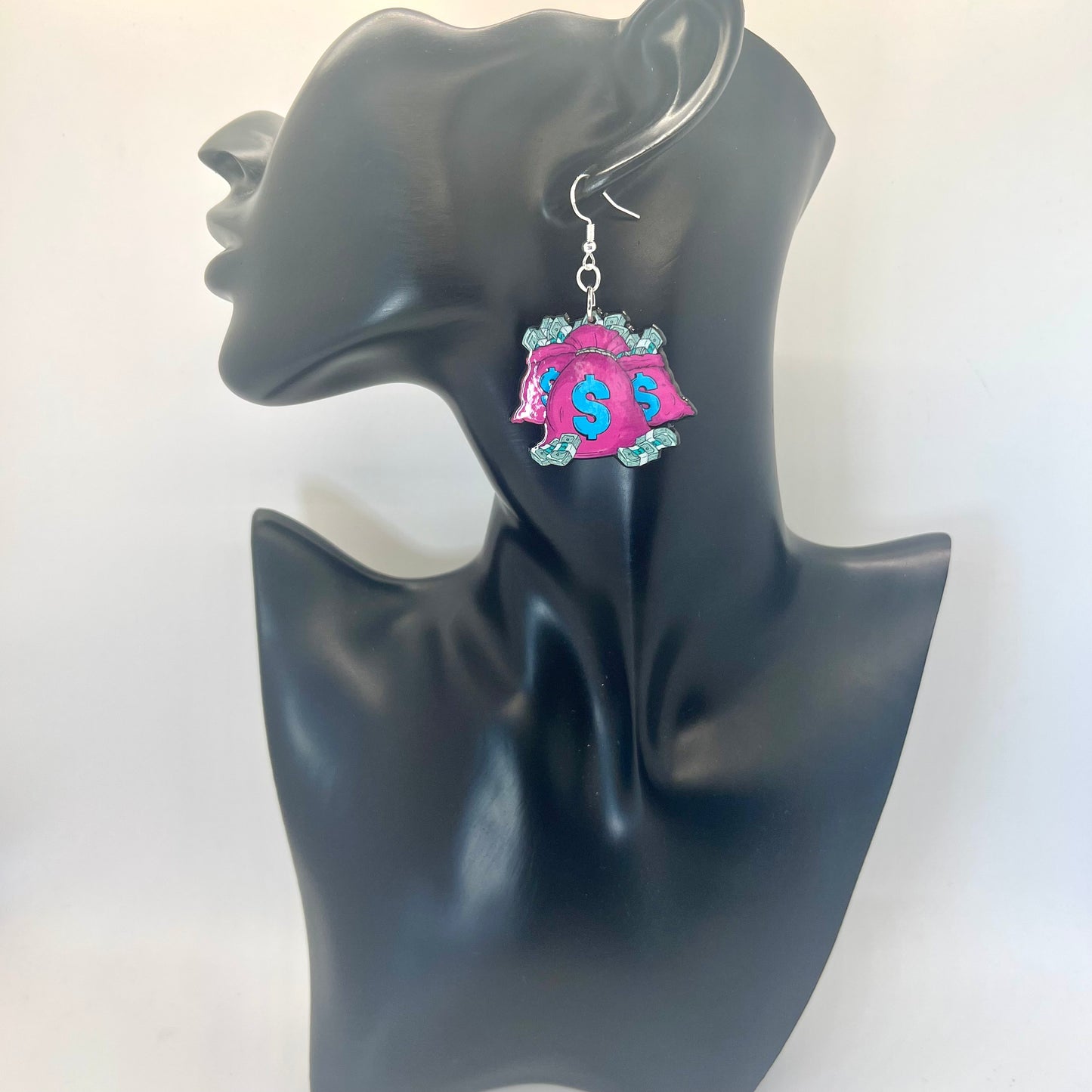 Money Bags Earrings