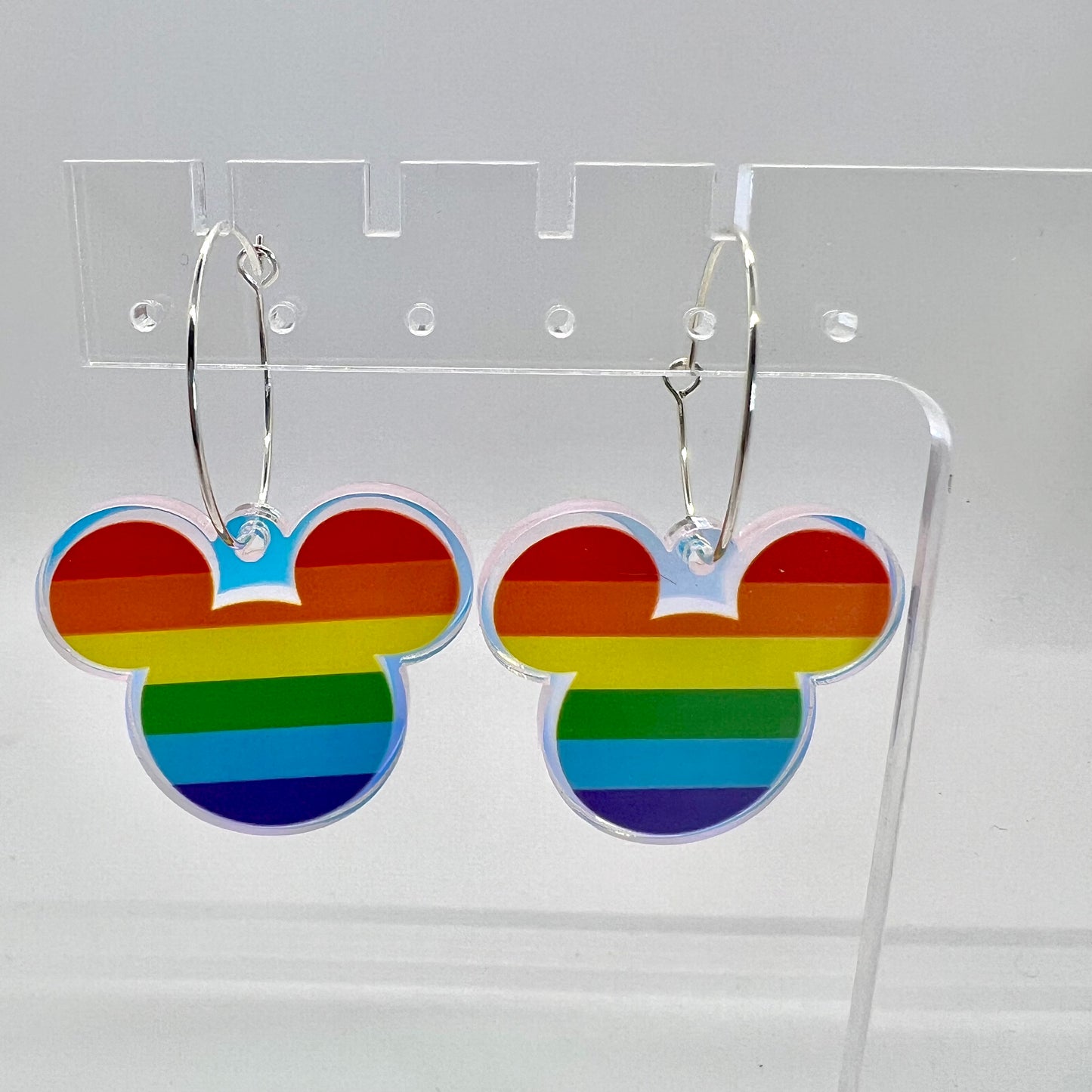 Mickey & Minnie Rainbow Earrings