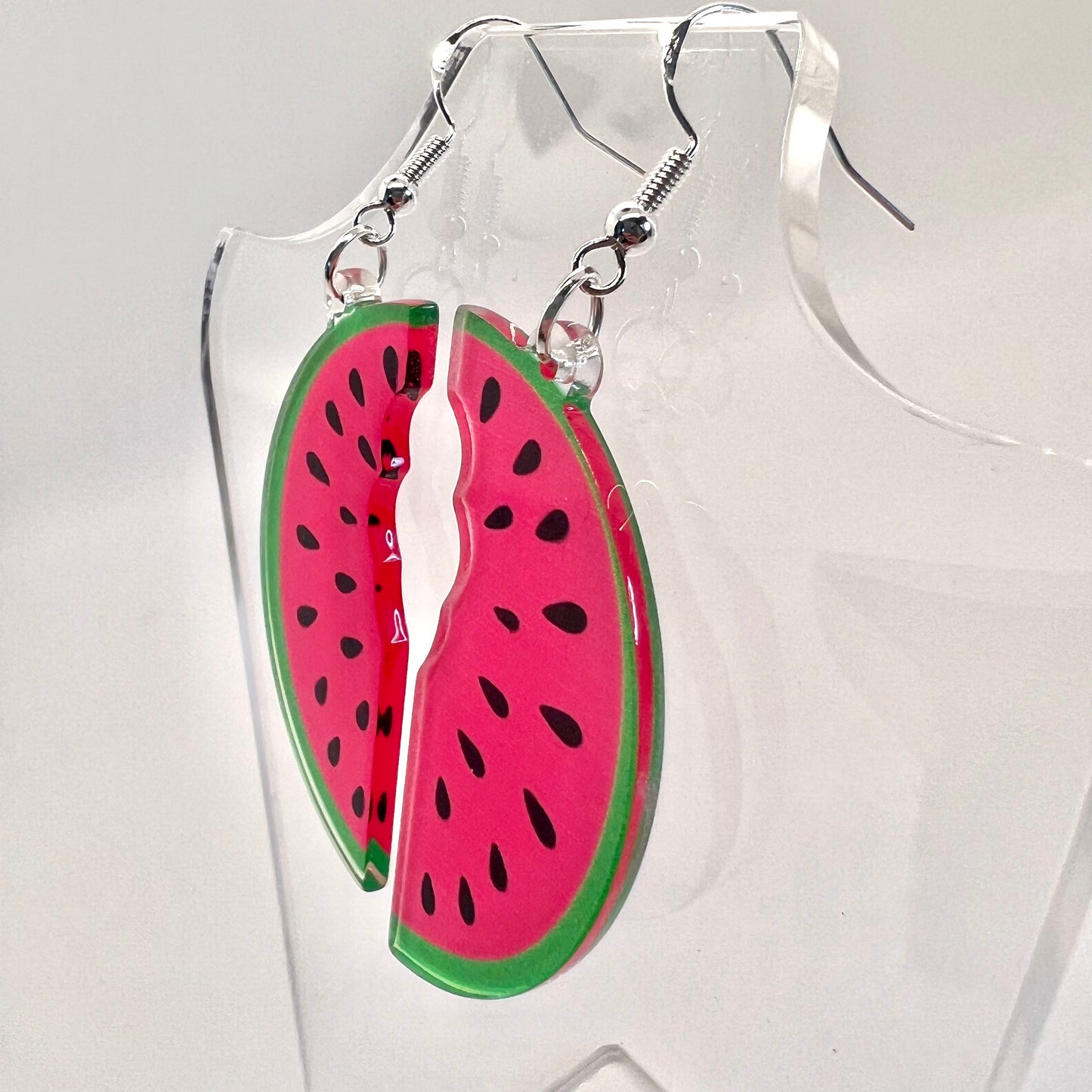 Large Watermelon Earrings