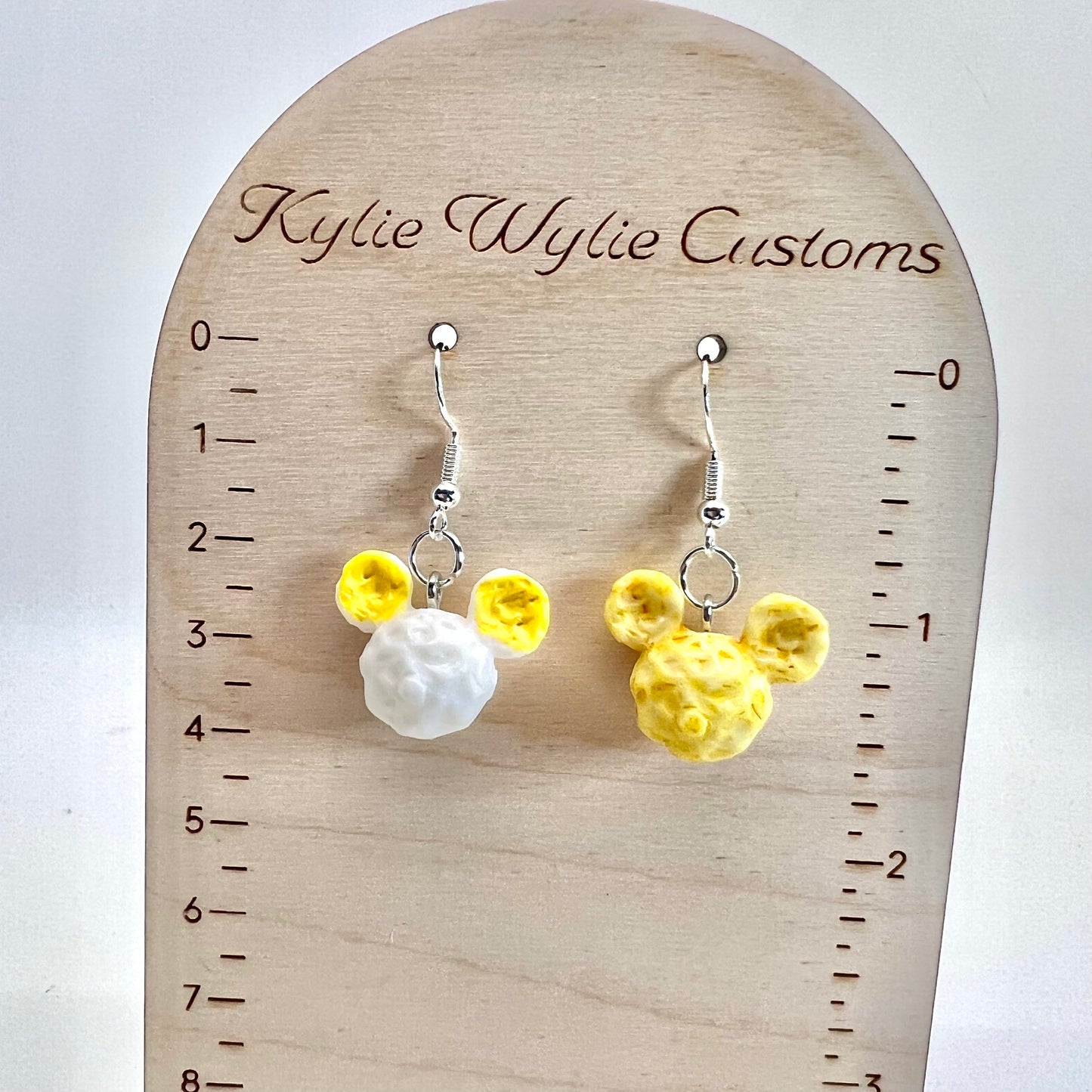 Mickey Popcorn Head Earrings