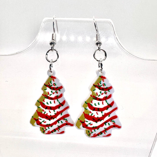 Lil Debbie Tree Cake Earrings