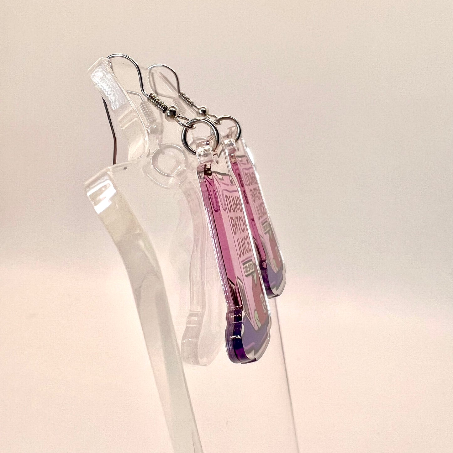 Dumb B* Juice Box Earrings