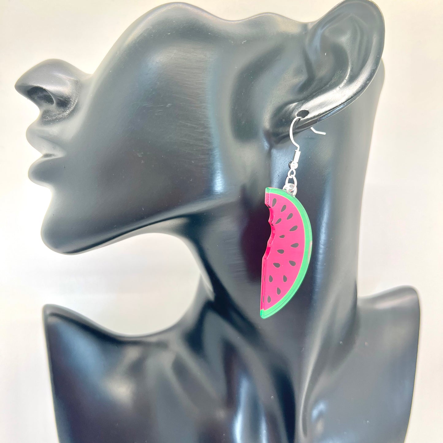Large Watermelon Earrings