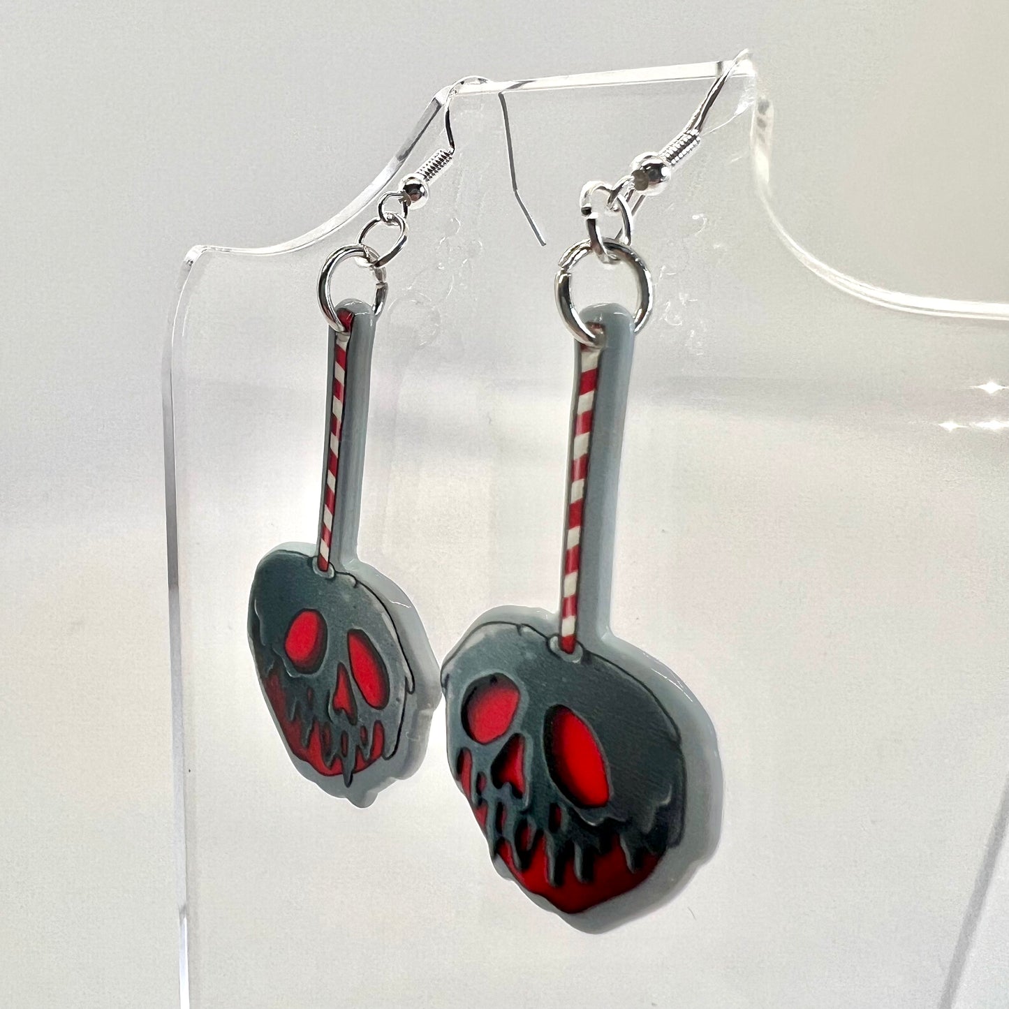 Poison Candy Apple Earrings