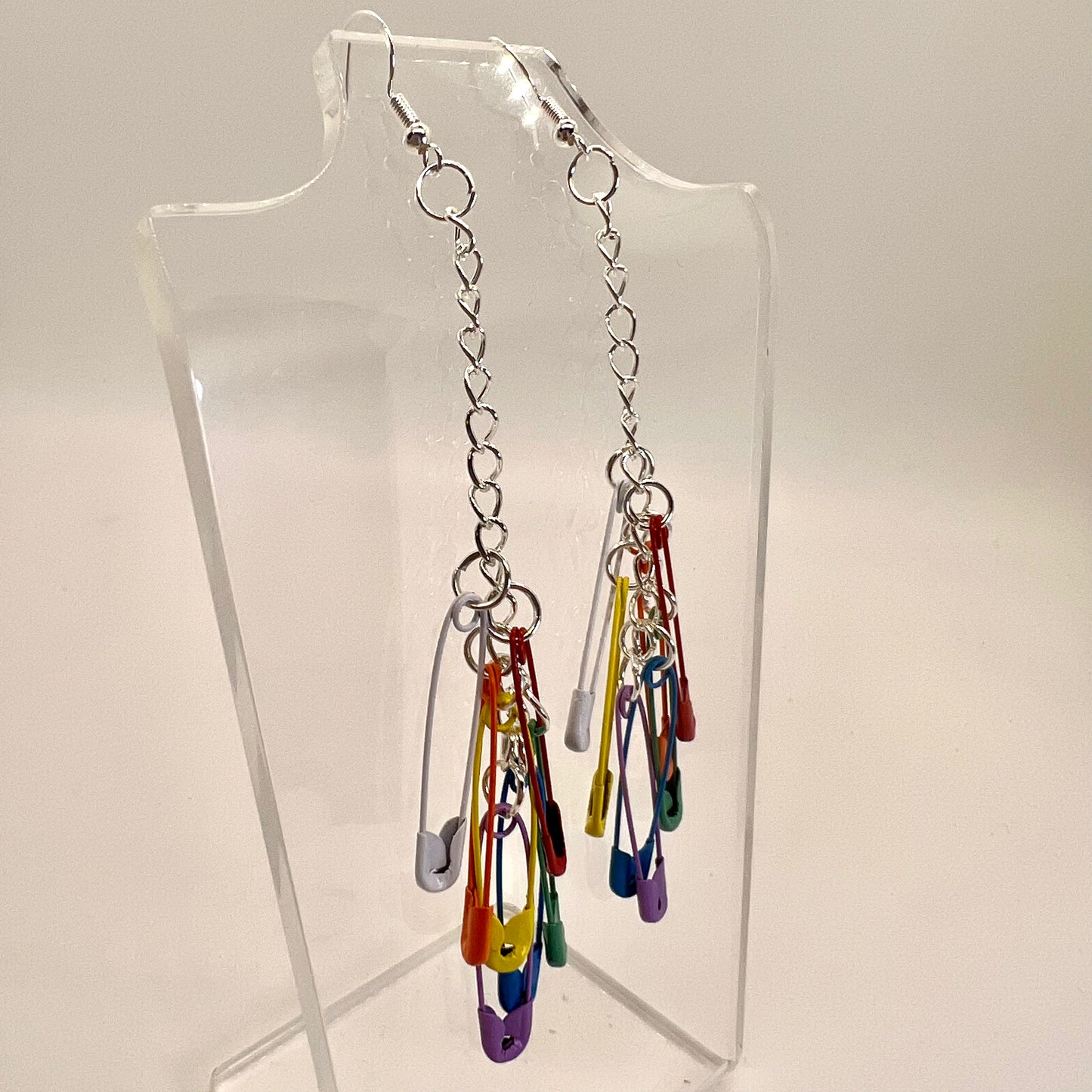 Rainbow Pin Earrings