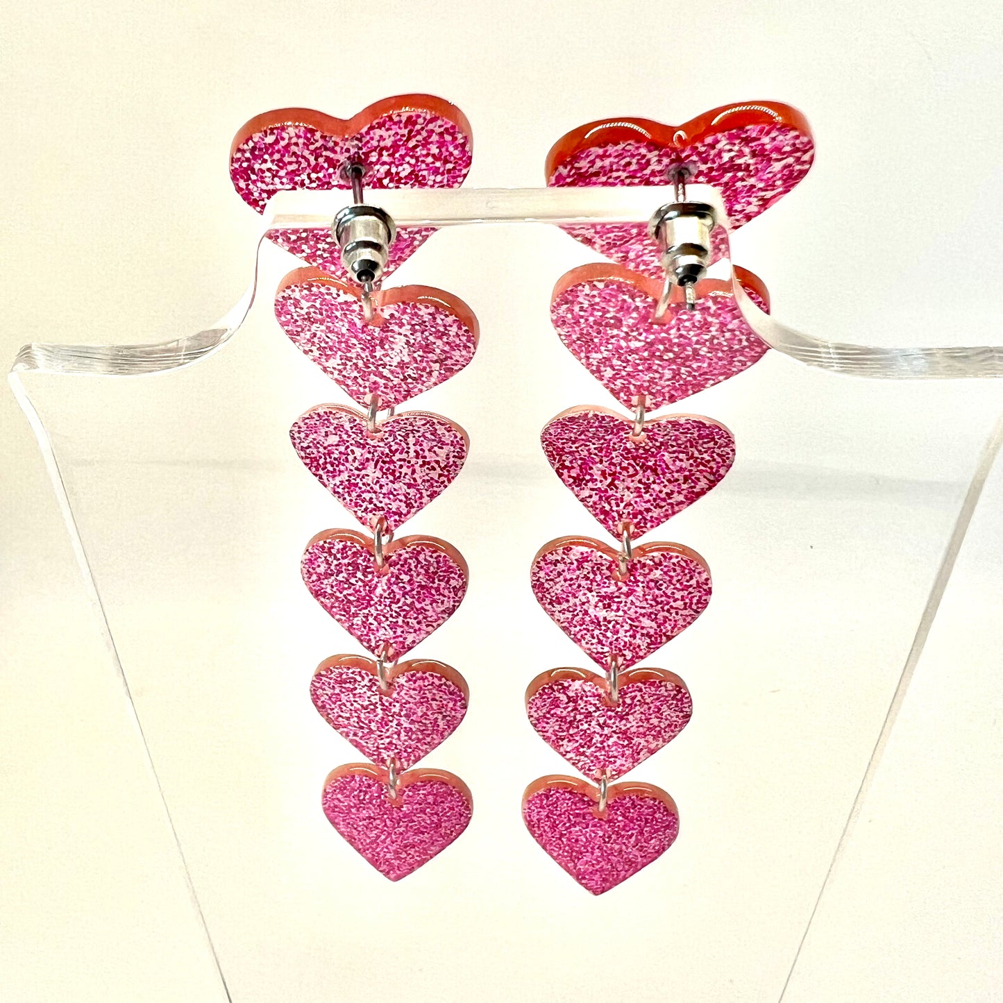 Heart Chain Earrings