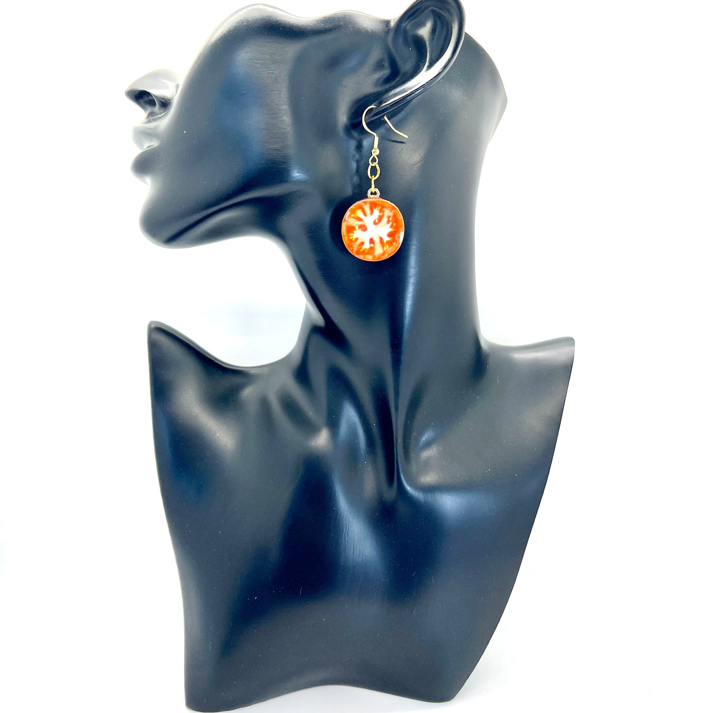 Tomato Slice Earrings