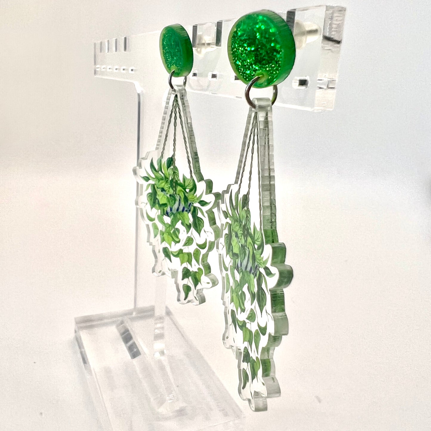 Hanging Plant Earrings