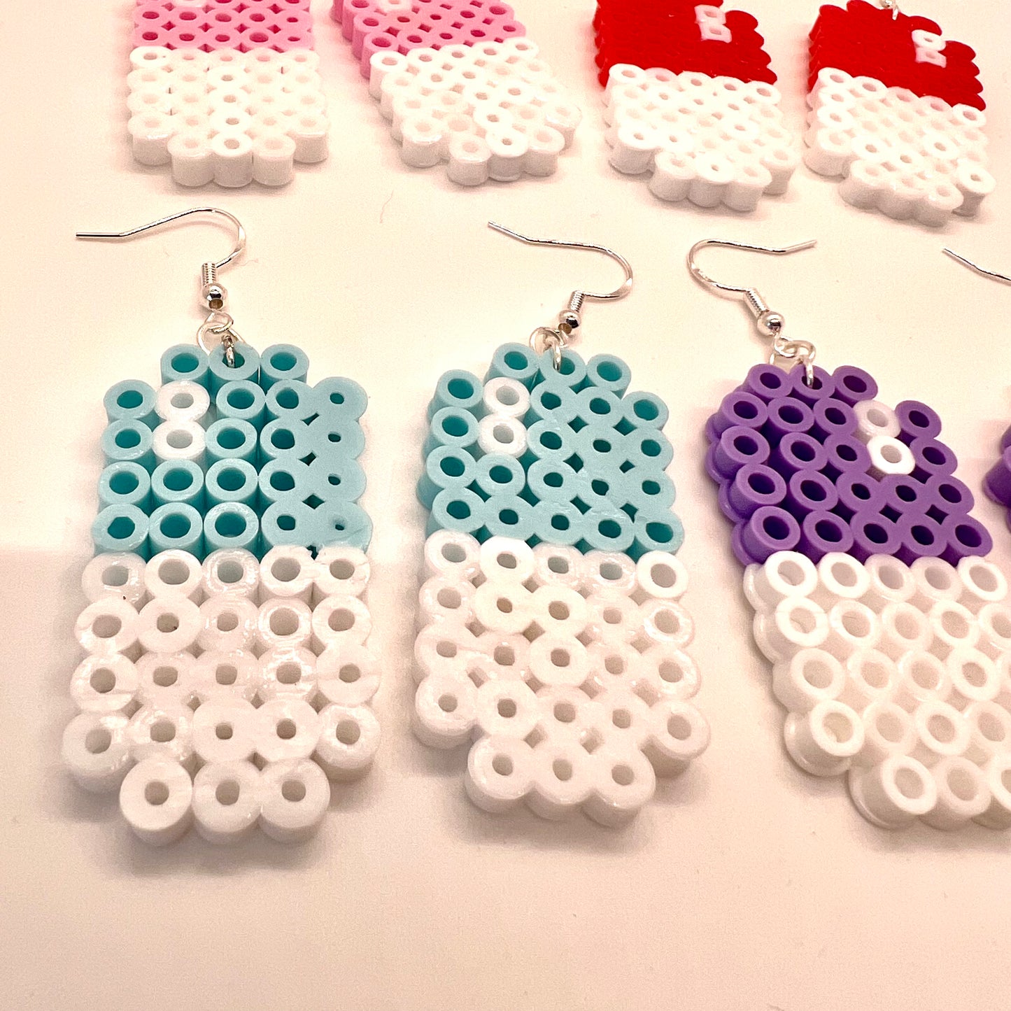 Happy Pill 8-Bit Earrings