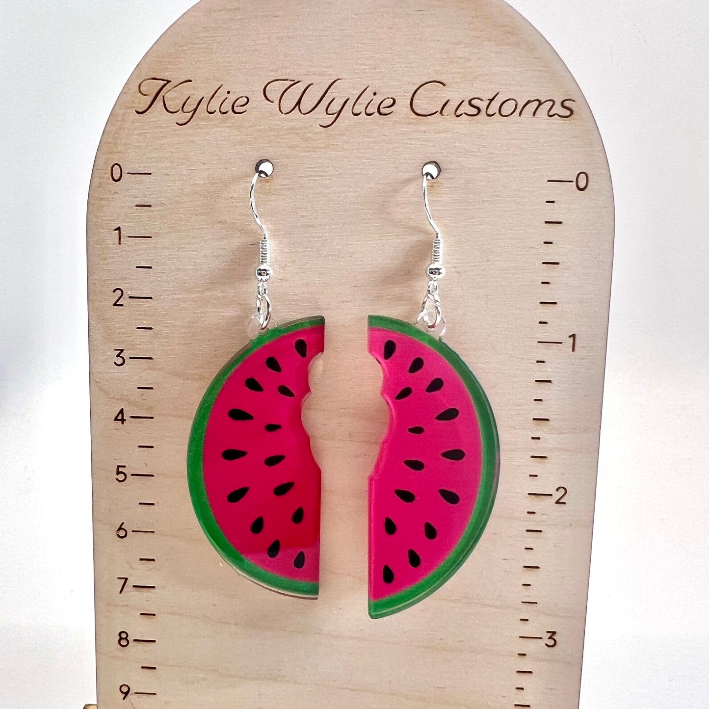 Large Watermelon Earrings