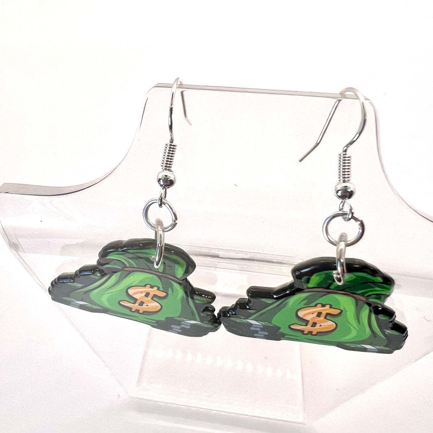 Money Bags Earrings