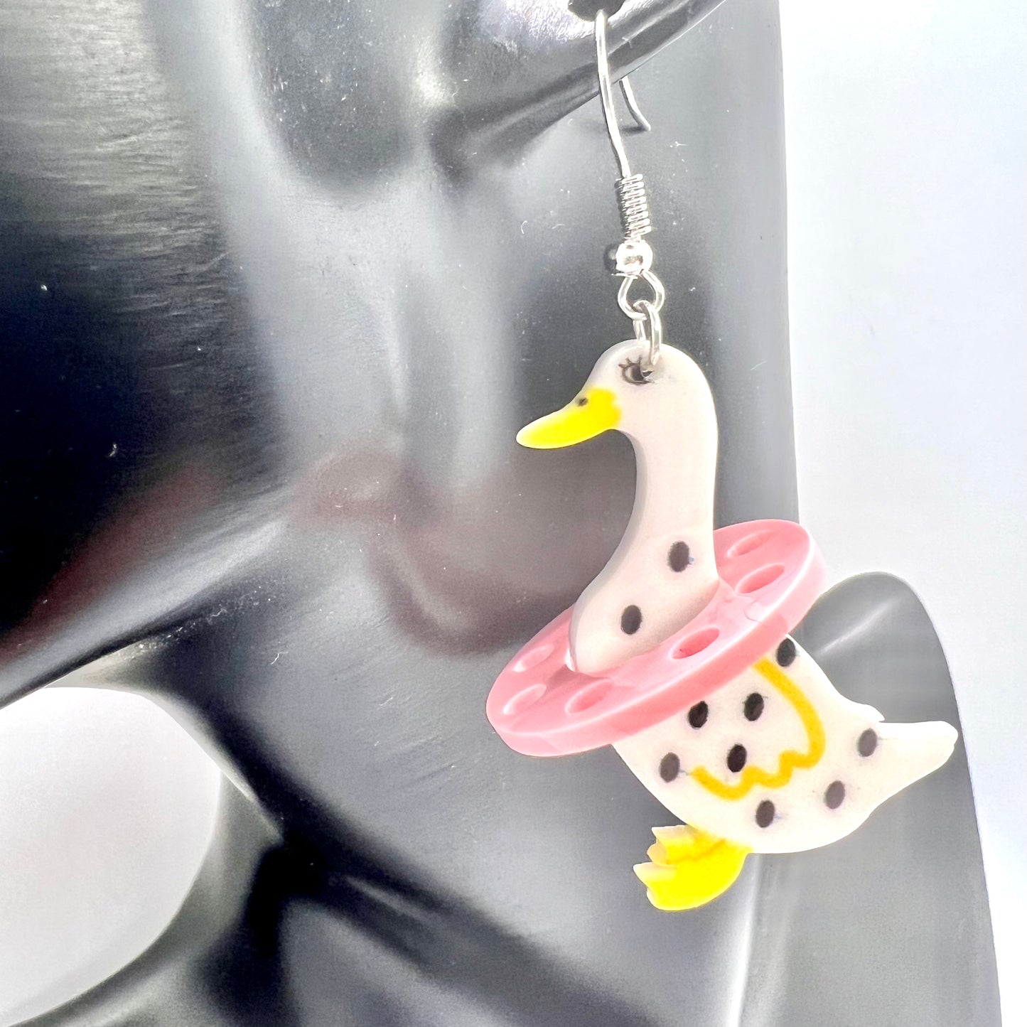 Swimming Duck Earrings