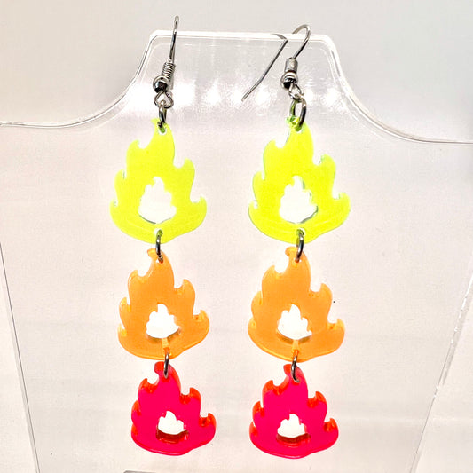 Fire Chain Earrings
