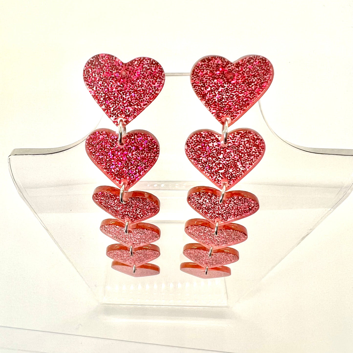 Heart Chain Earrings