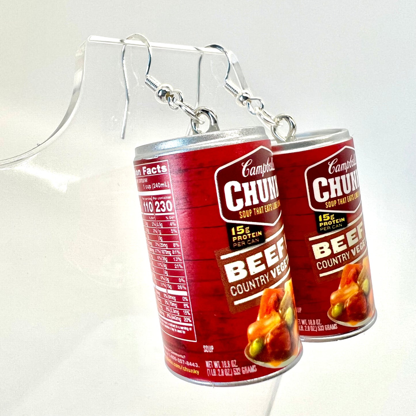 Campbell’s Soup Earrings