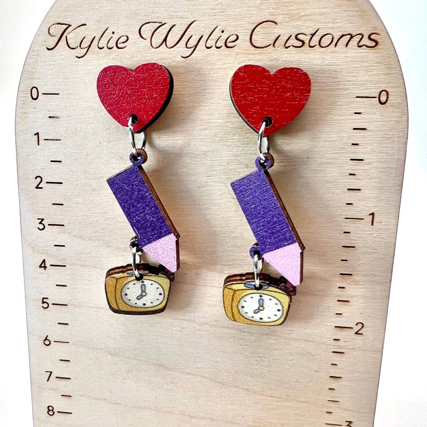 School Test Earrings