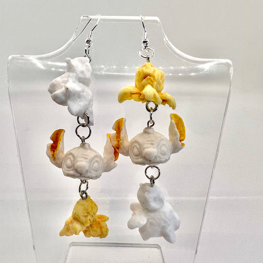 Character Popcorn Chain Earrings