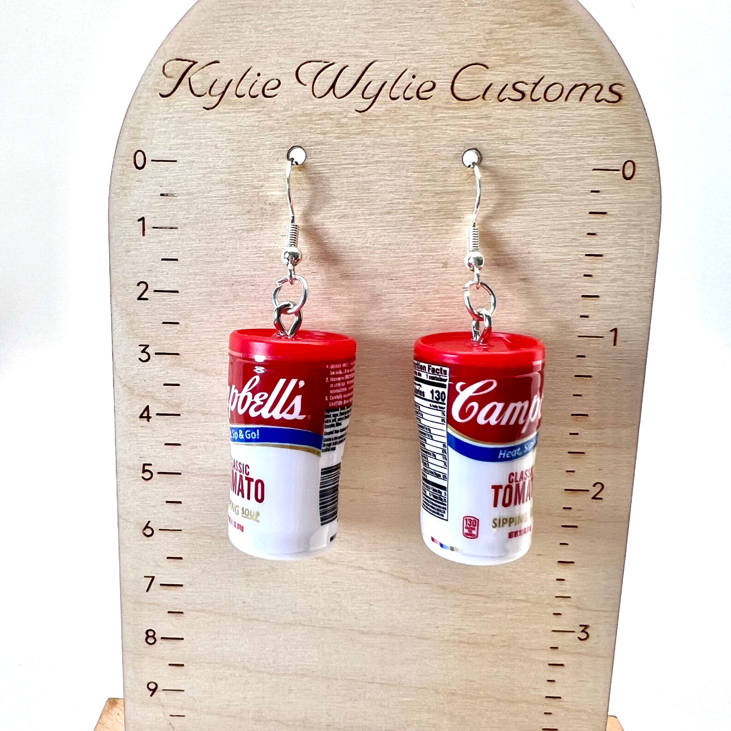 Campbells Tomato Soup Earrings