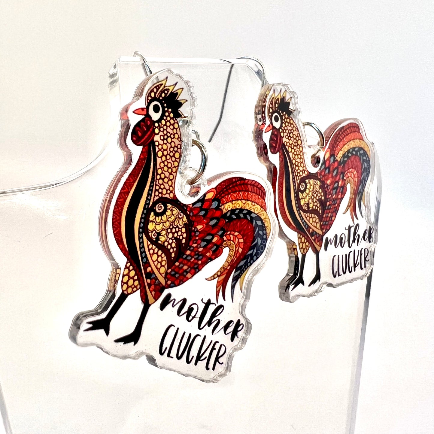 Mother Clucker Earrings
