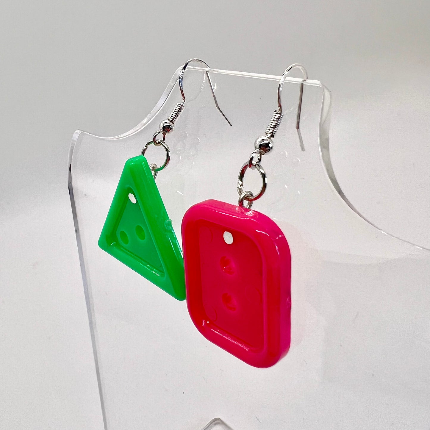 Button Earrings