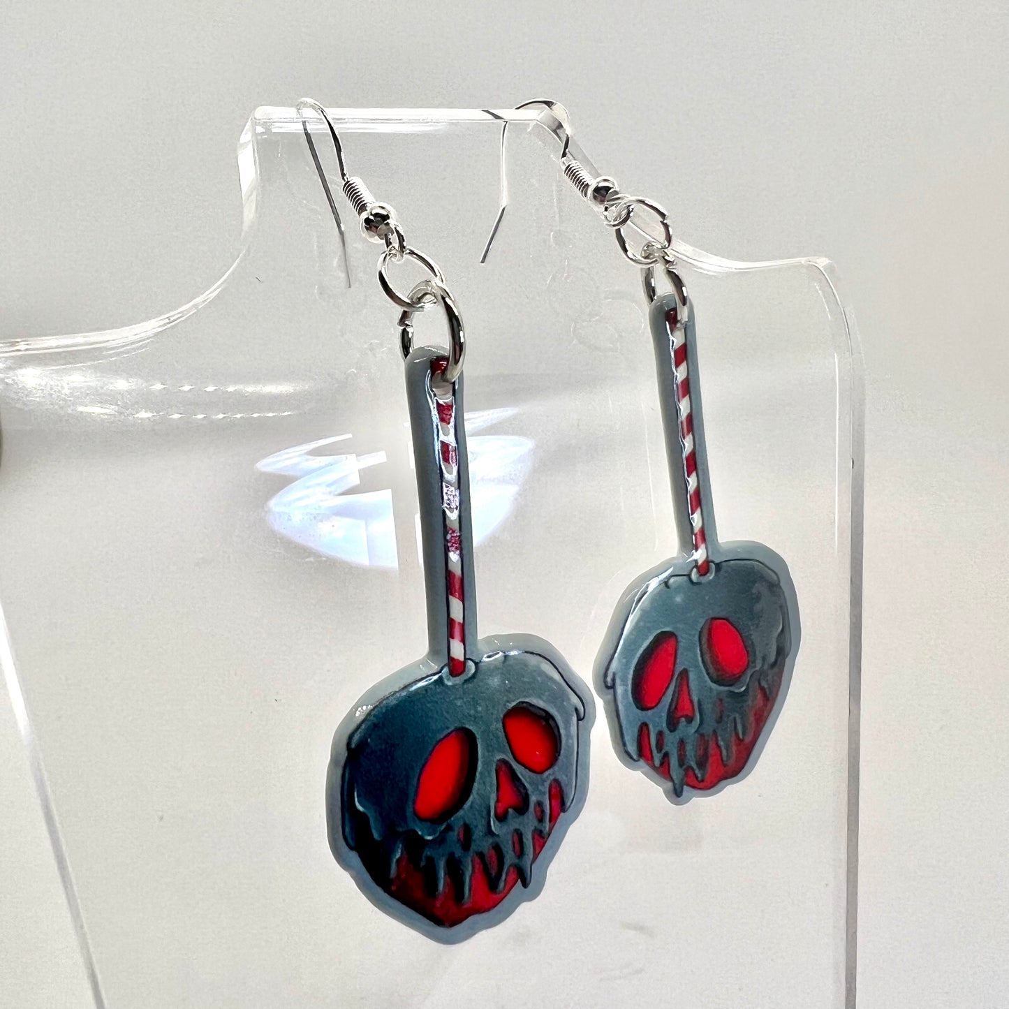 Poison Candy Apple Earrings